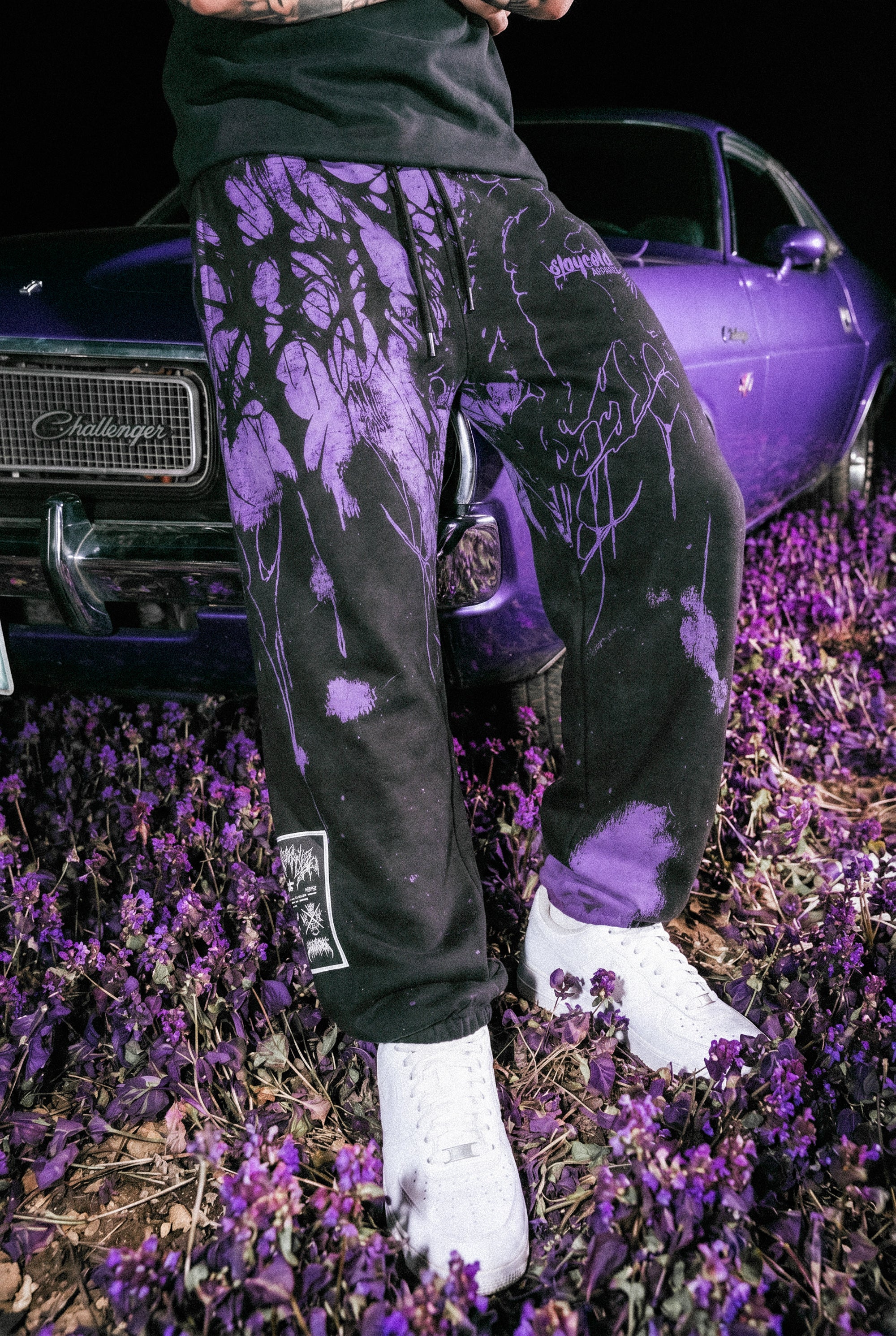 Daggerwave (purple) - Sweatpants (350GSM)