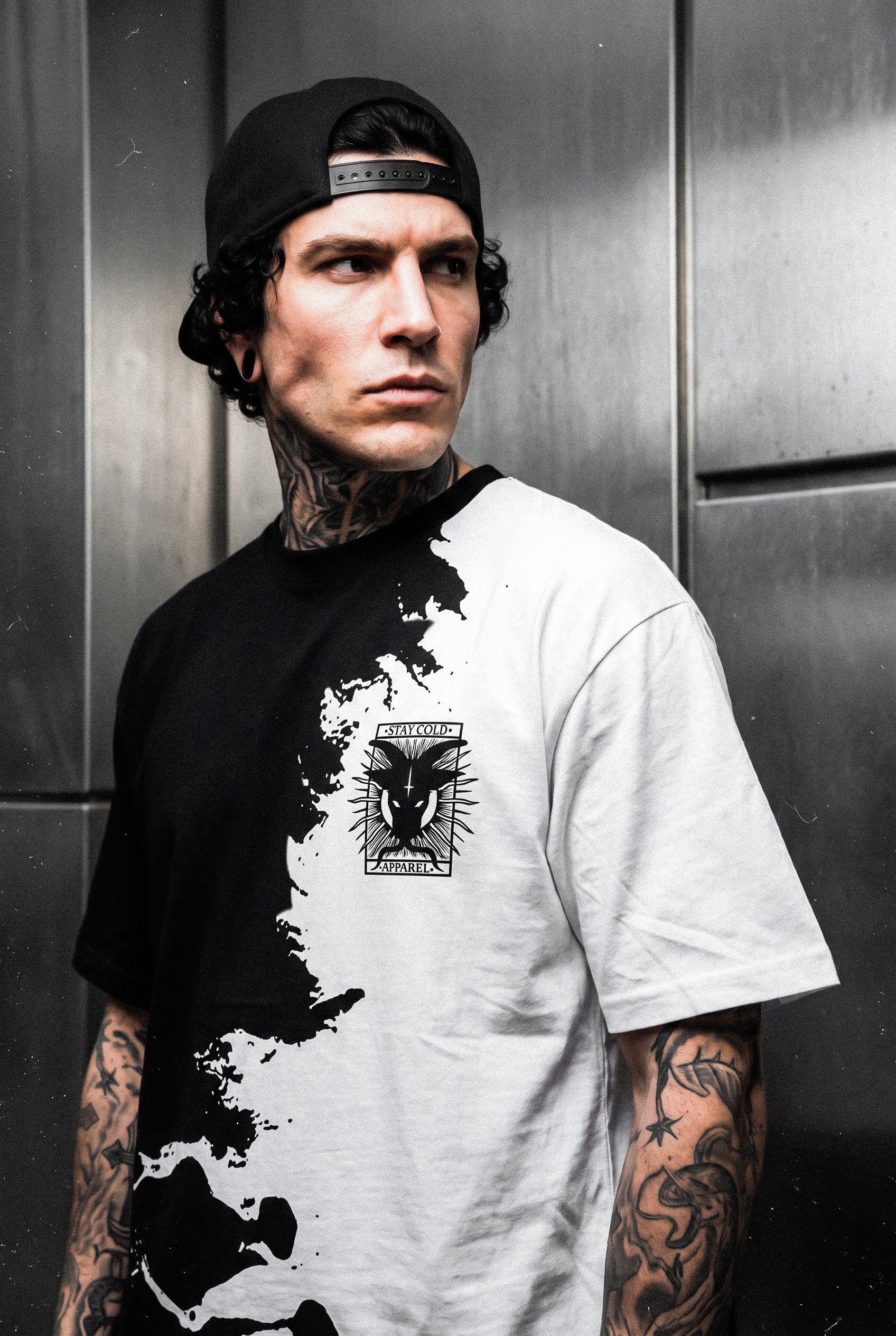 Death Rider (Half Half) - Oversized T-Shirt (200GSM)