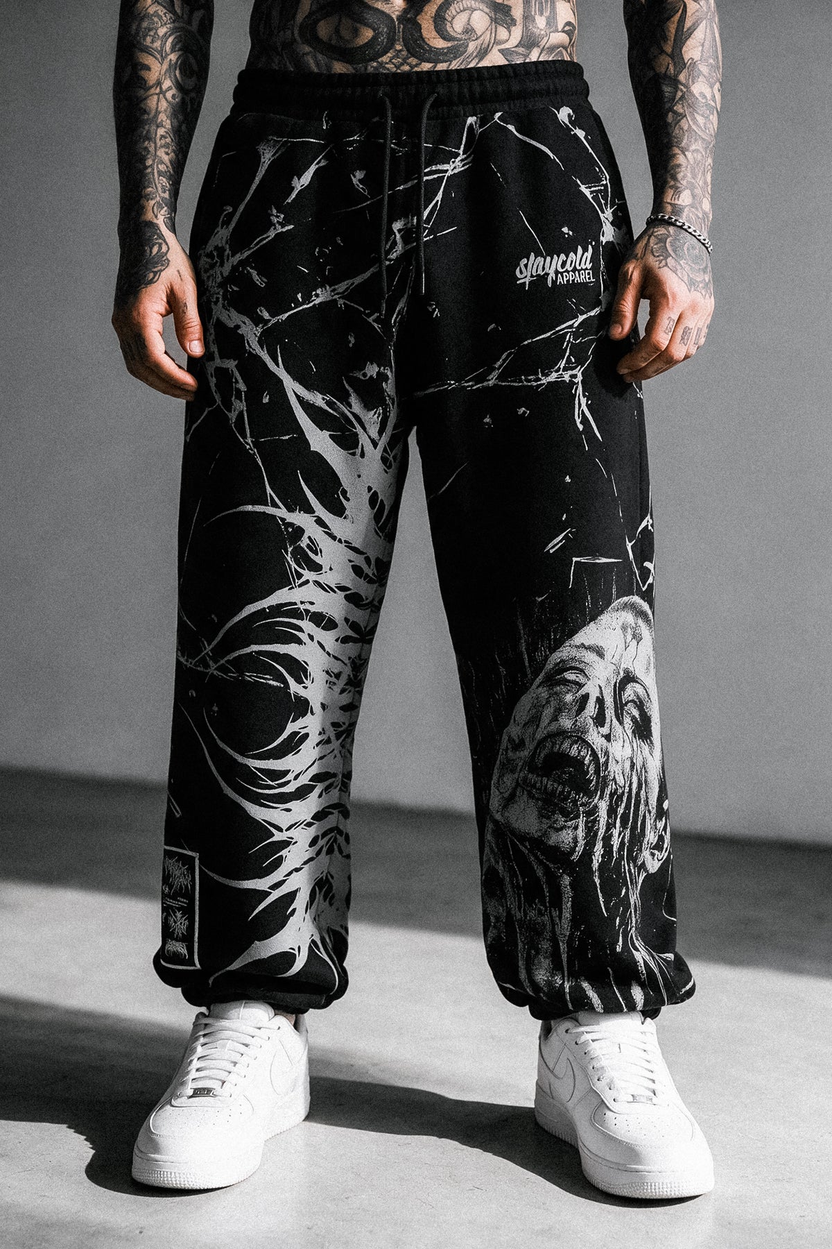 Deathrattle (Grey) - Sweatpants (350GSM)
