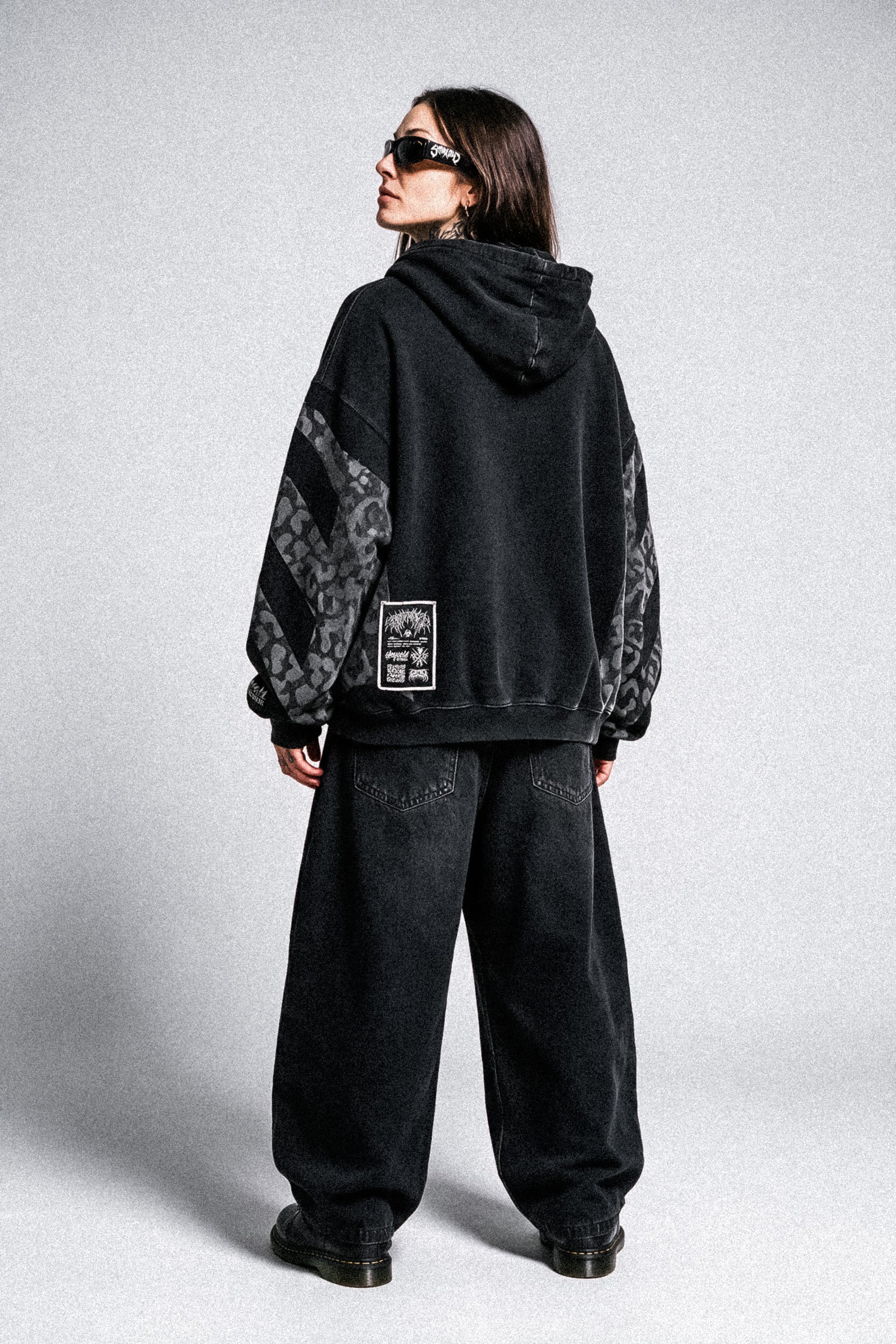 Dreadspawn (Black) - Heavy Oversized Hoodie (400GSM)