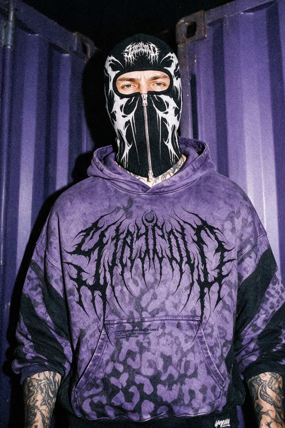 Dreadspawn (Purple) - Heavy Oversized Hoodie (400GSM)