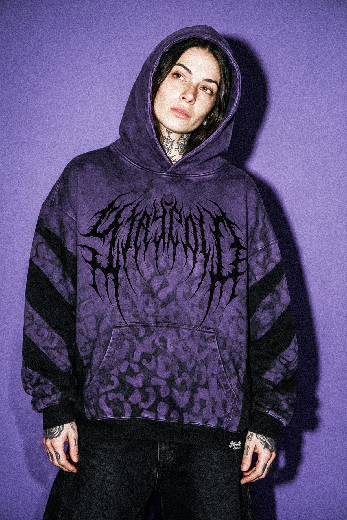 Dreadspawn (Purple) - Heavy Oversized Hoodie (400GSM)