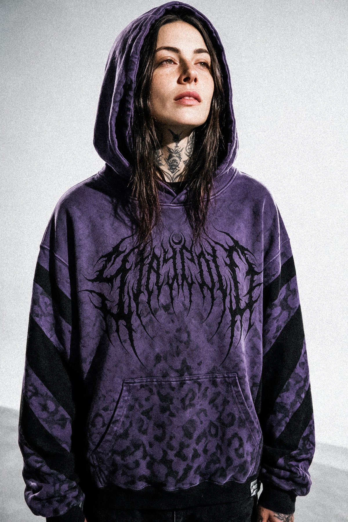 Dreadspawn (Purple) - Heavy Oversized Hoodie (400GSM)
