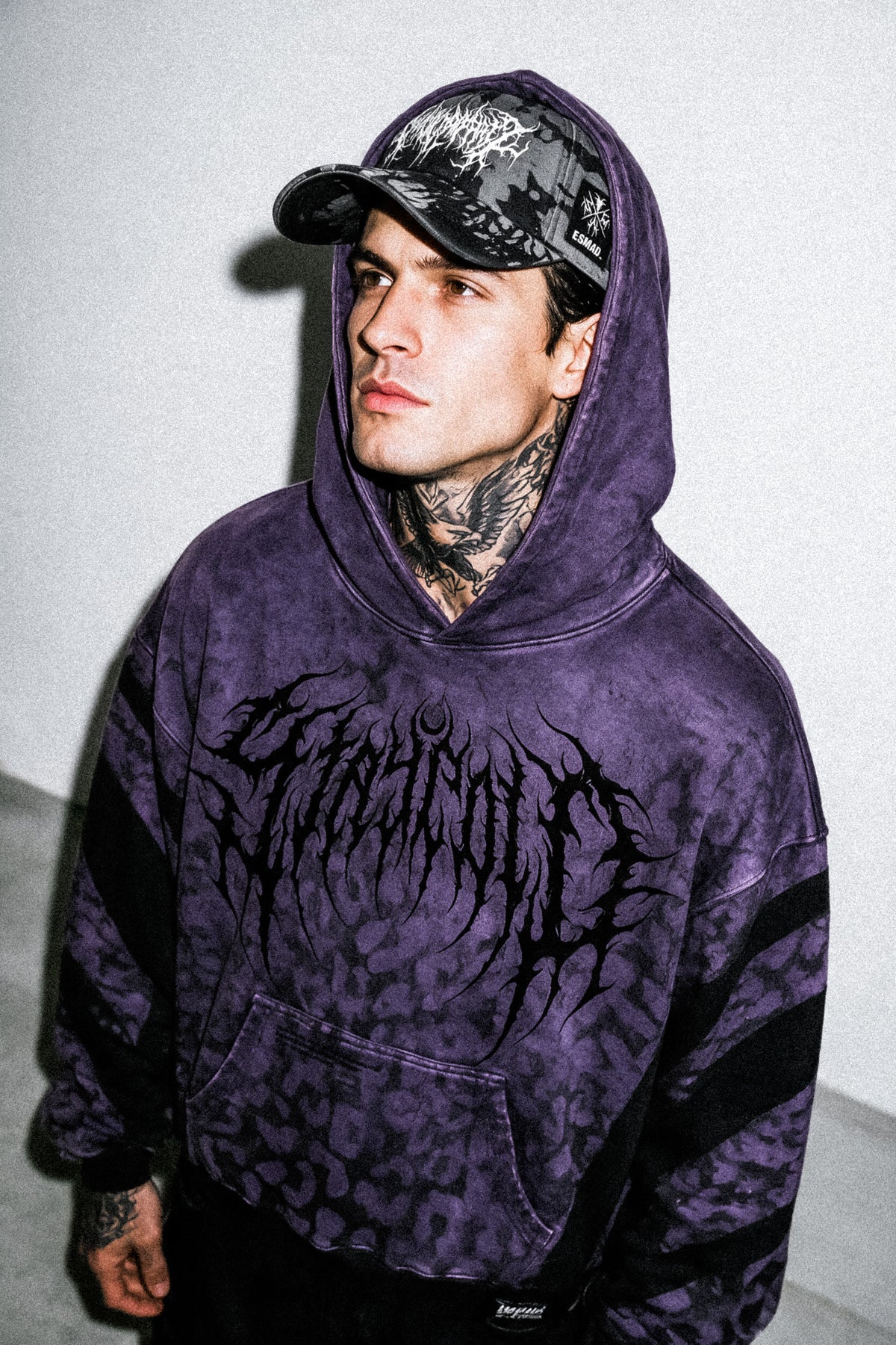 Dreadspawn (Purple) - Heavy Oversized Hoodie (400GSM)