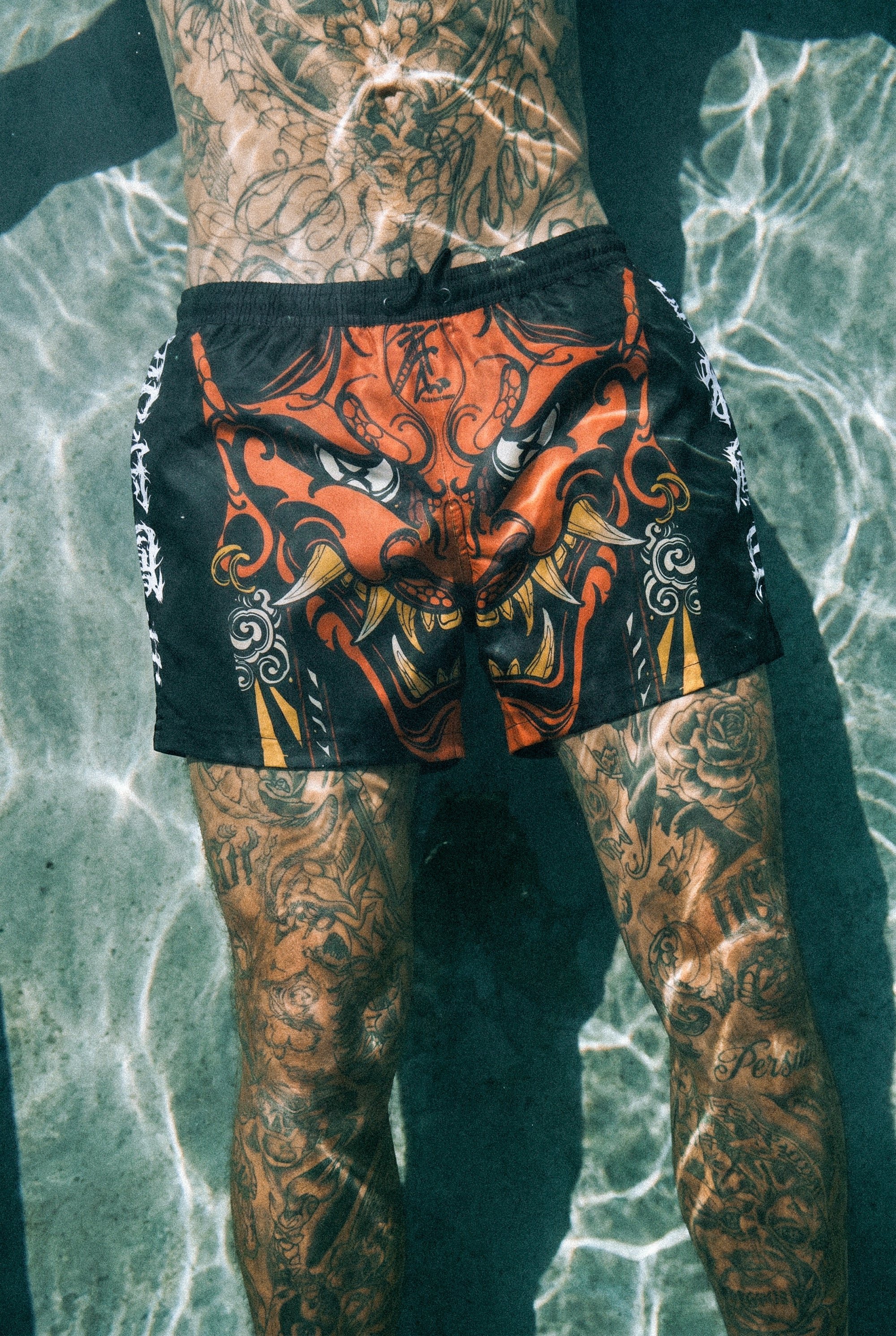 Final War (black) - Swim Shorts