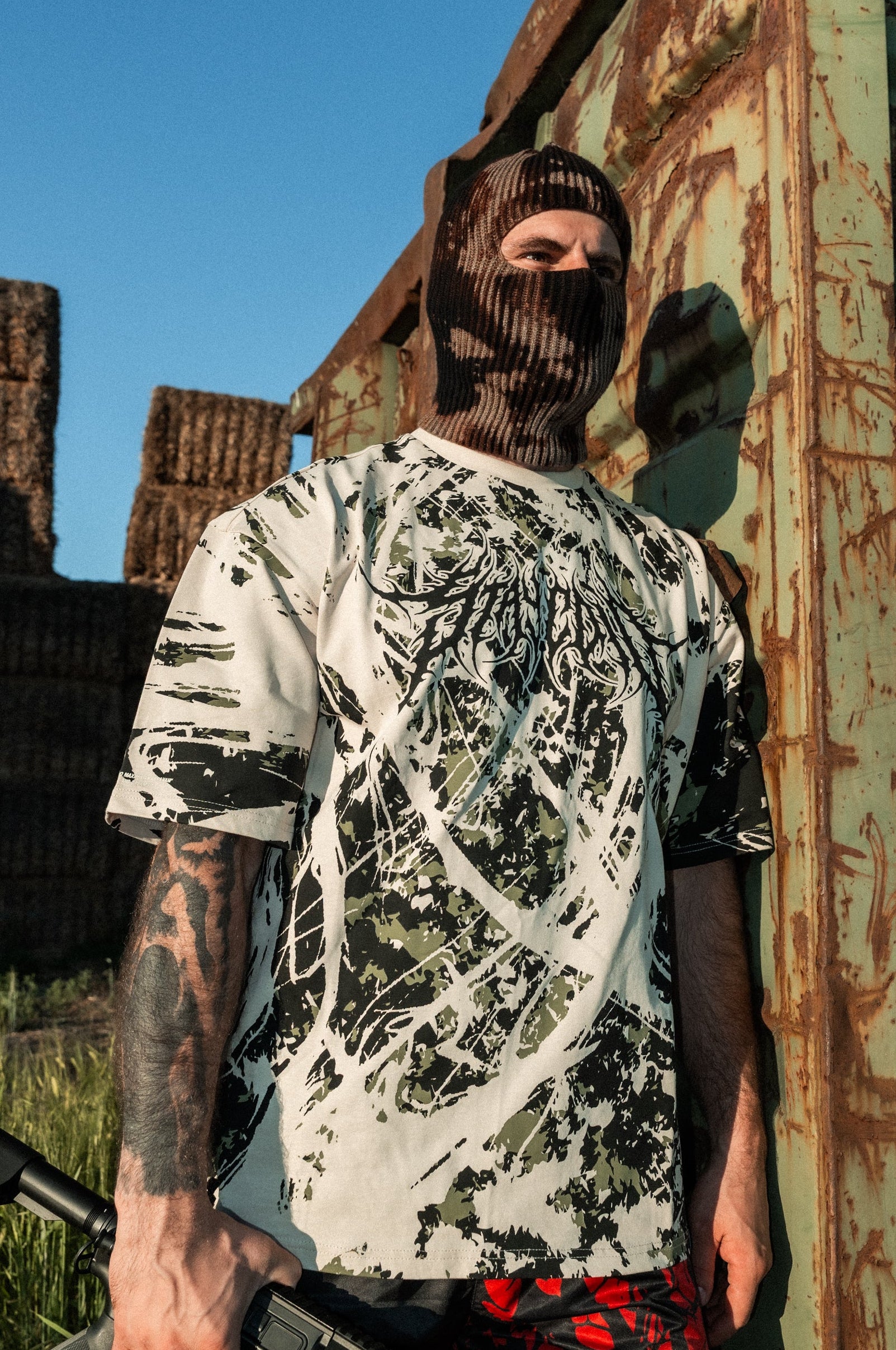 Fleshbound (Sand) - Heavy Oversized T-Shirt (250GSM)