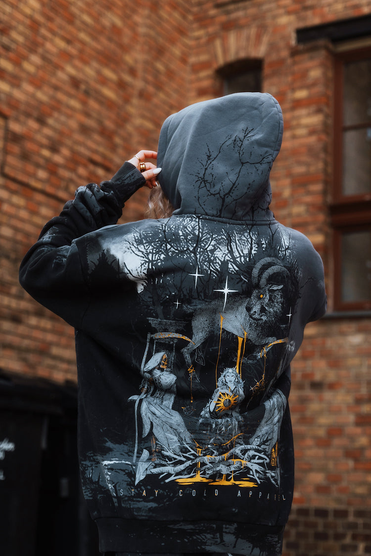 Full Moon Ritual - Customized Oversized Hoodie (350GSM) Image 4