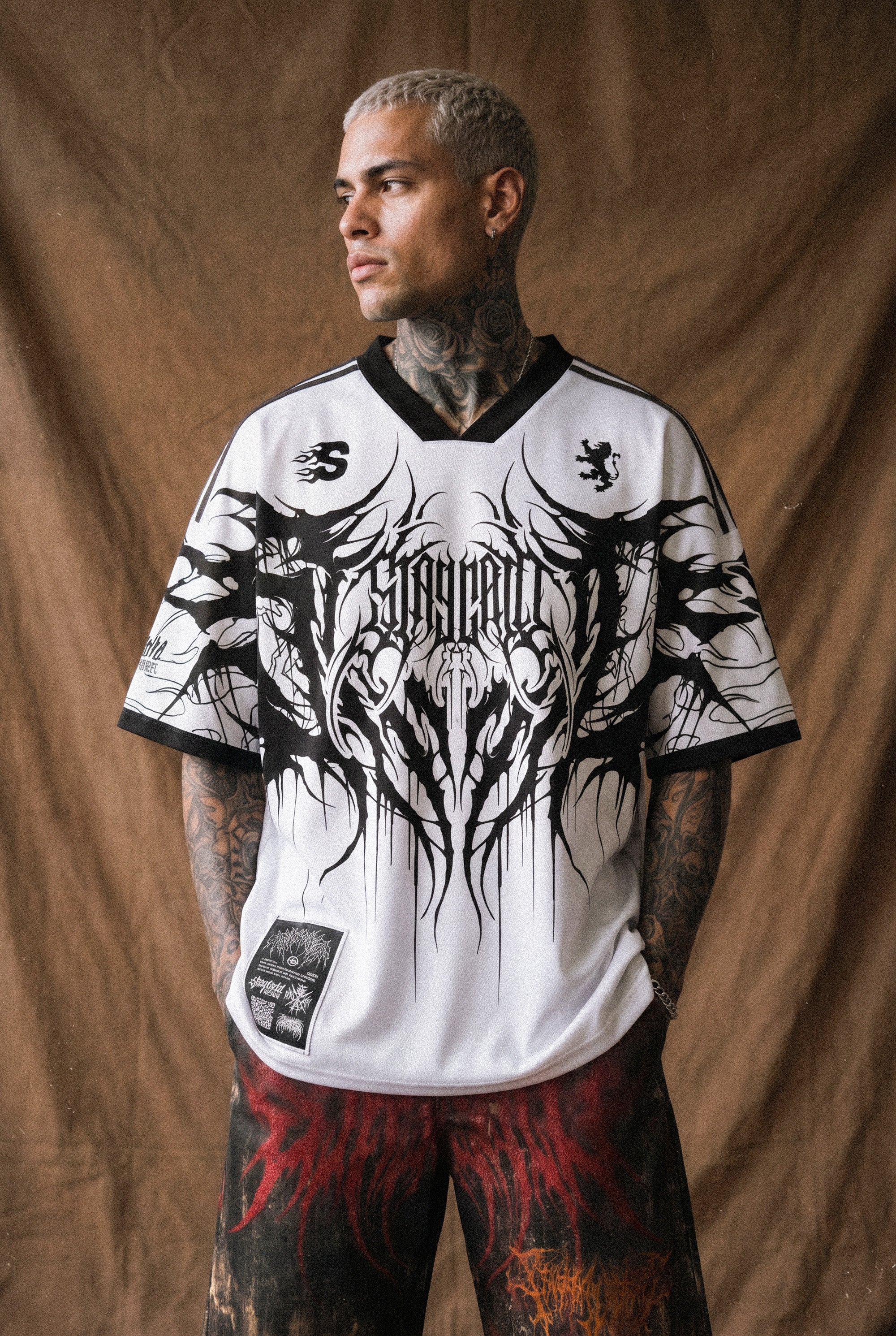 Galactico (white) - Oversized Jersey (260GSM)