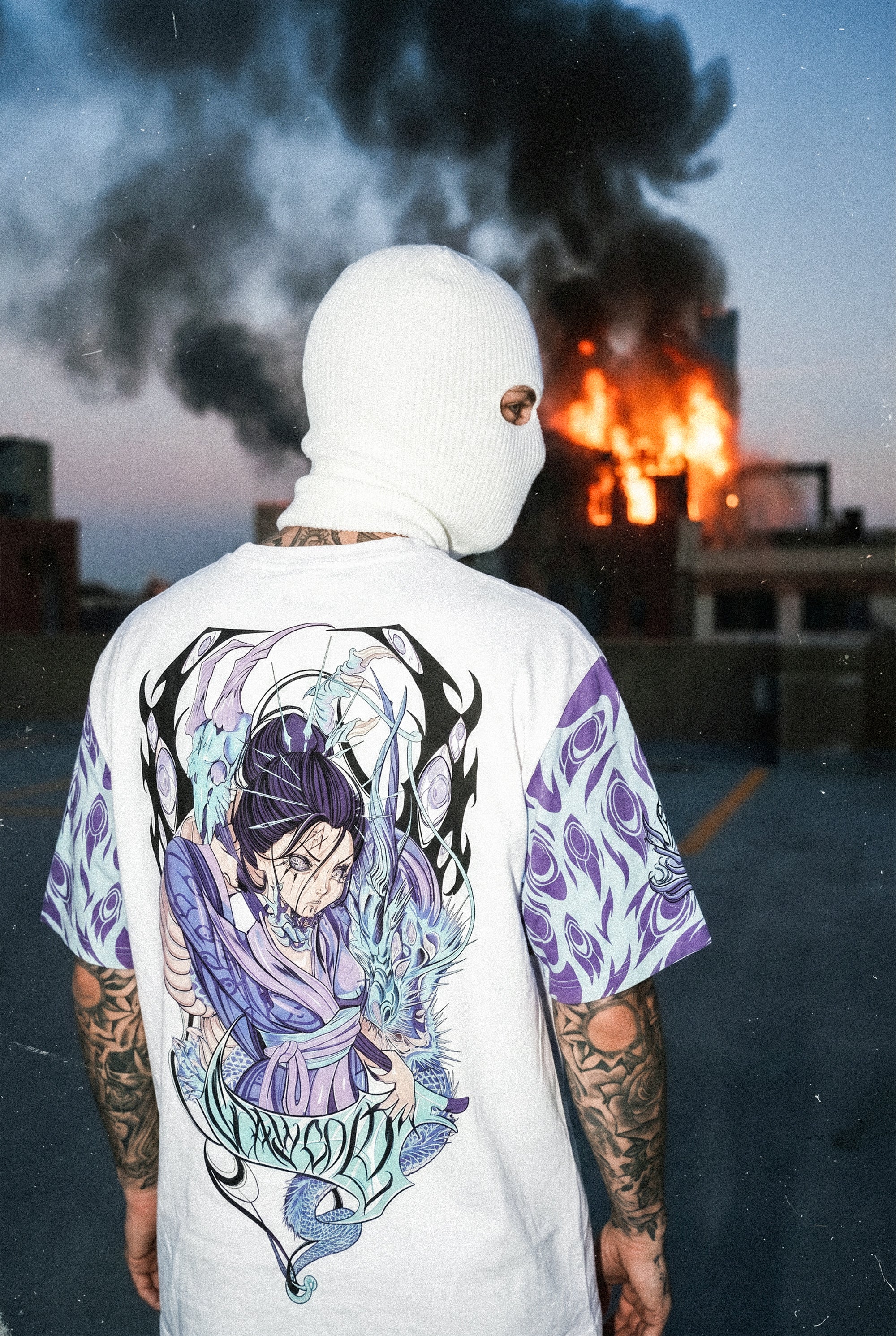 Geisha Reaper (sadkaya) - Oversized T-Shirt (200GSM)