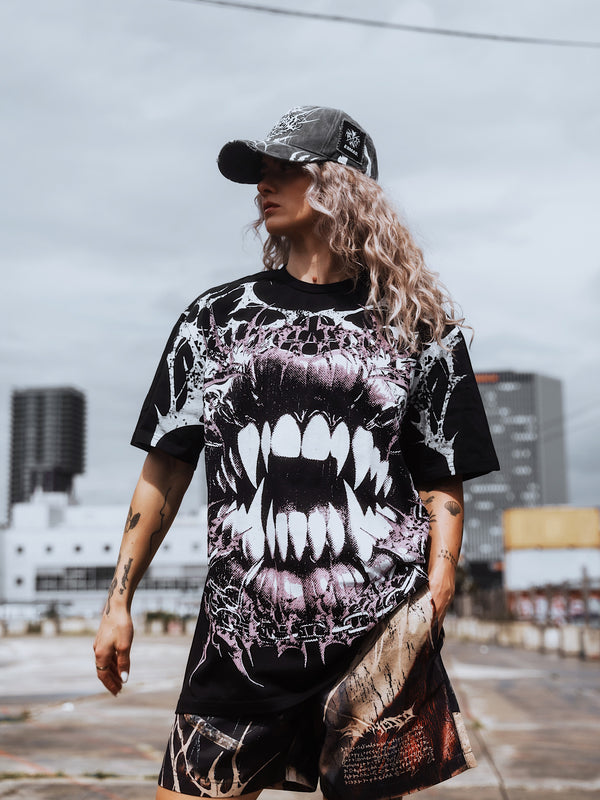 Grave Hunger (black) - Regular T-Shirt (200GSM) Lifestyle Image