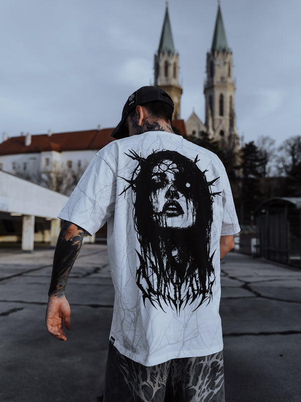Graveborn (white) - Regular T-Shirt (200GSM) Lifestyle Image