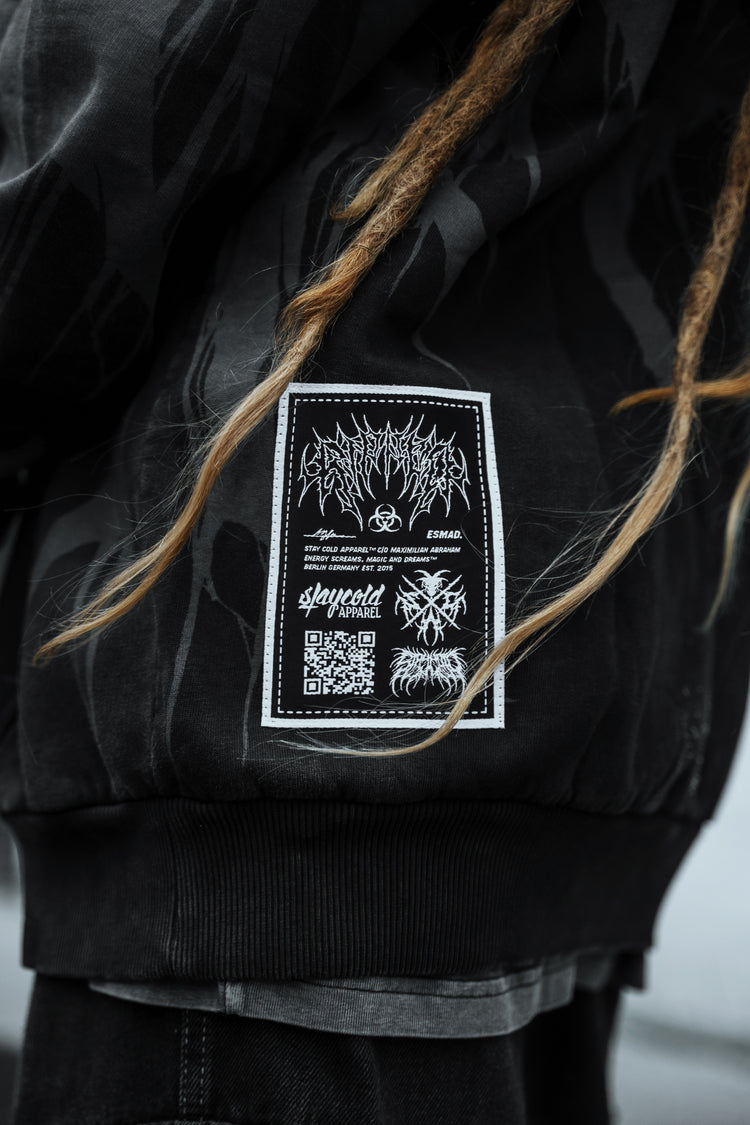 Grimfall - Heavy Oversized Hoodie (Acid Washed) 400GSM Image 3