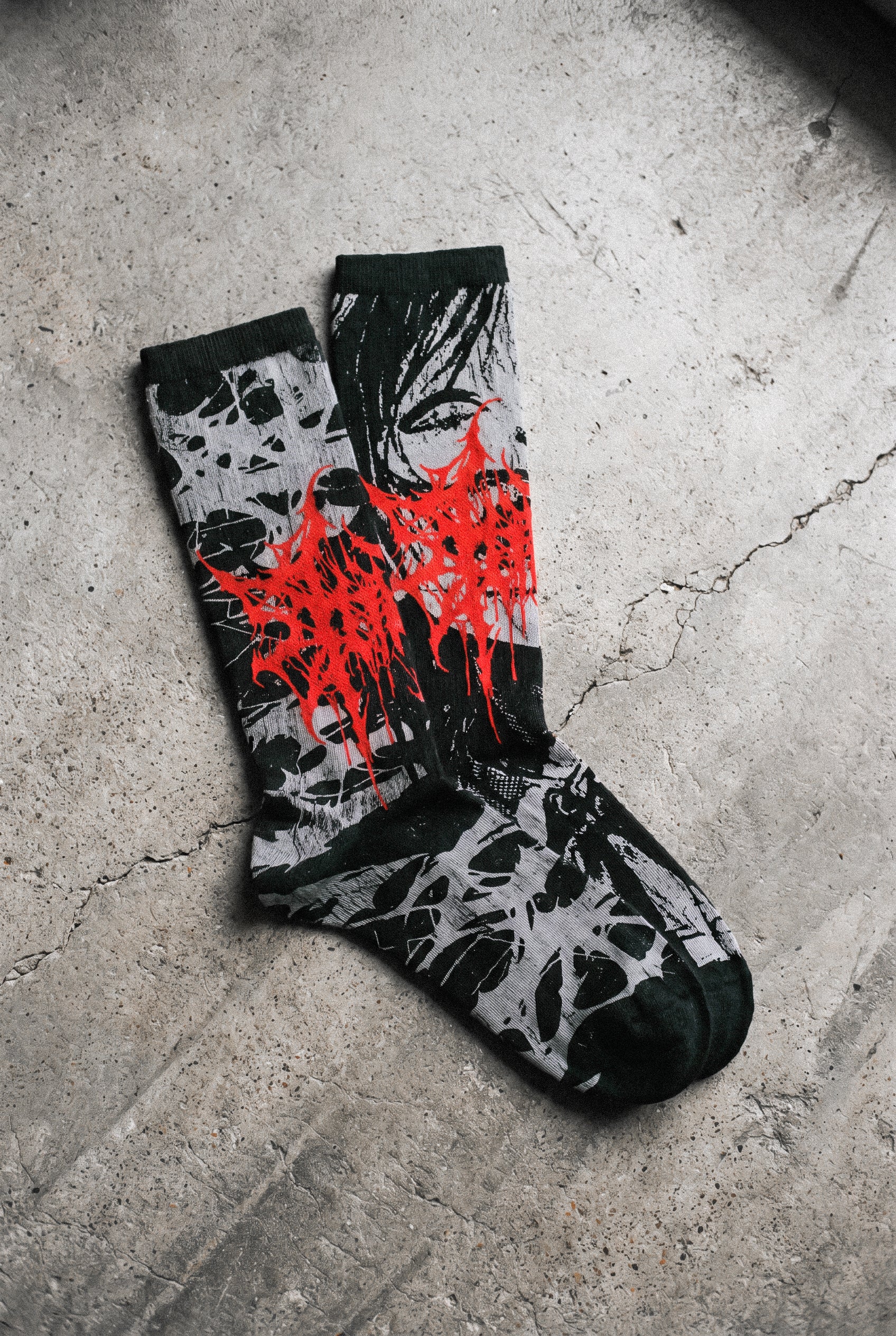 Grinfrost (Black) - Comfort Socks