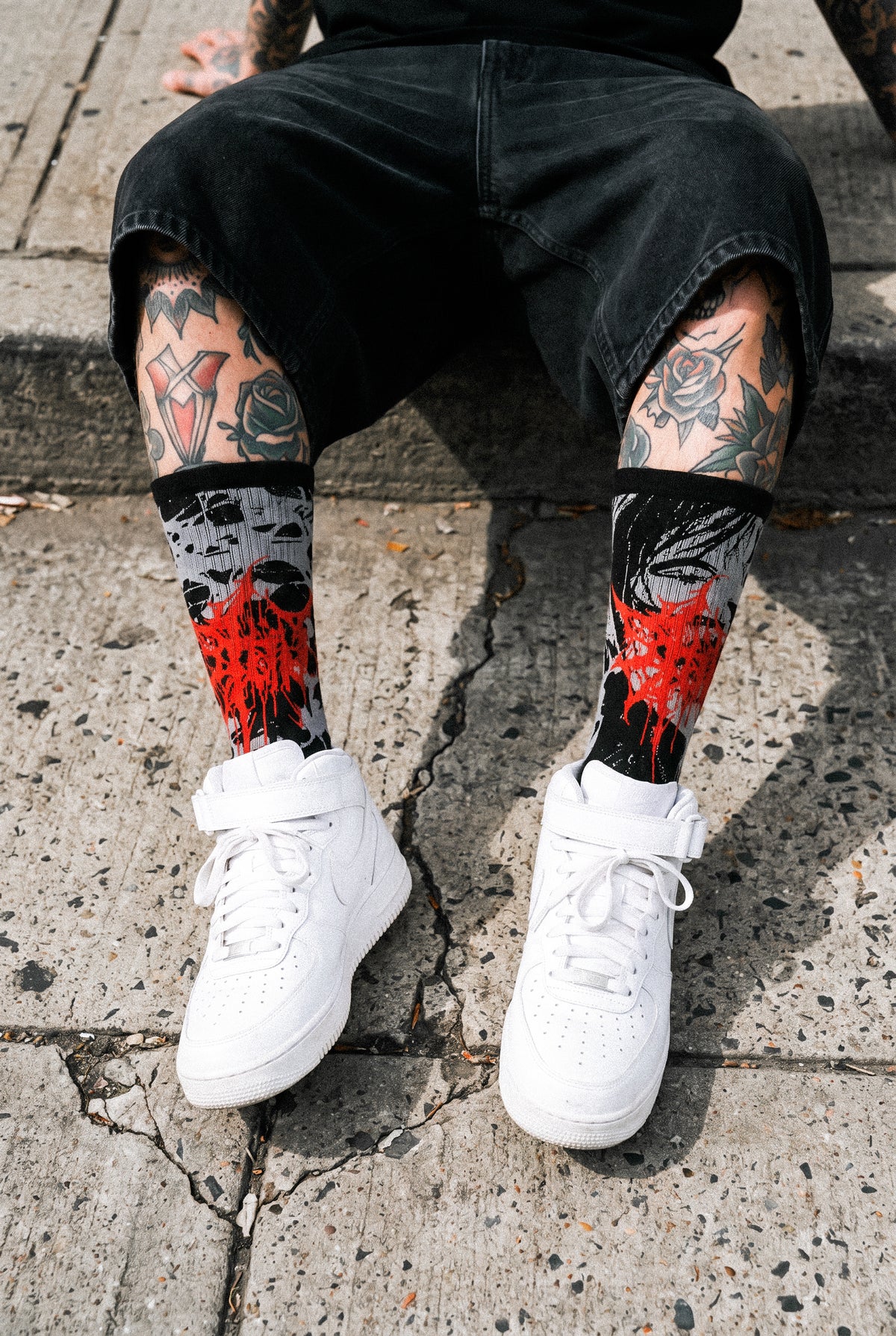 Grinfrost (Black) - Comfort Socks