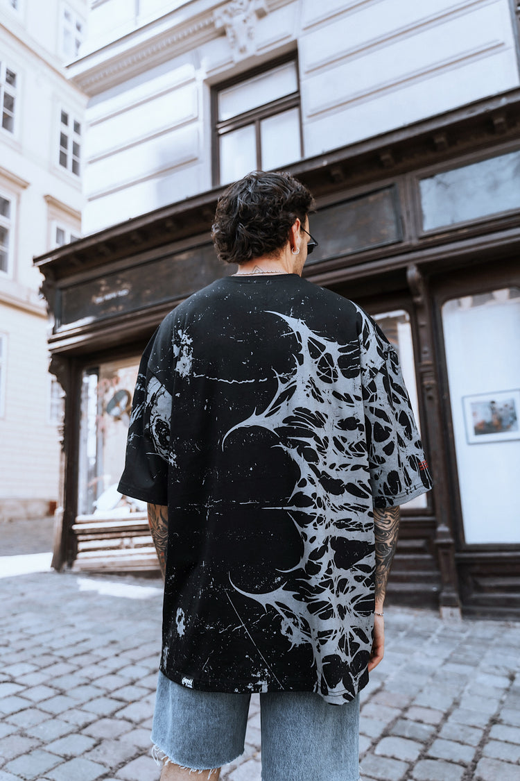 Grinfrost (black) - Oversized T-Shirt (200GSM) Image 5