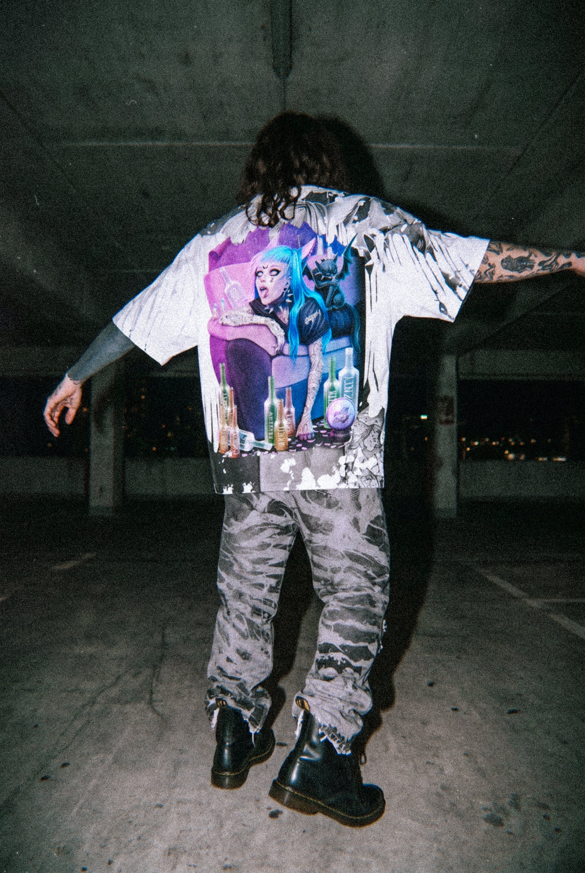 Hangover (allover) - Oversized T-Shirt (200GSM)