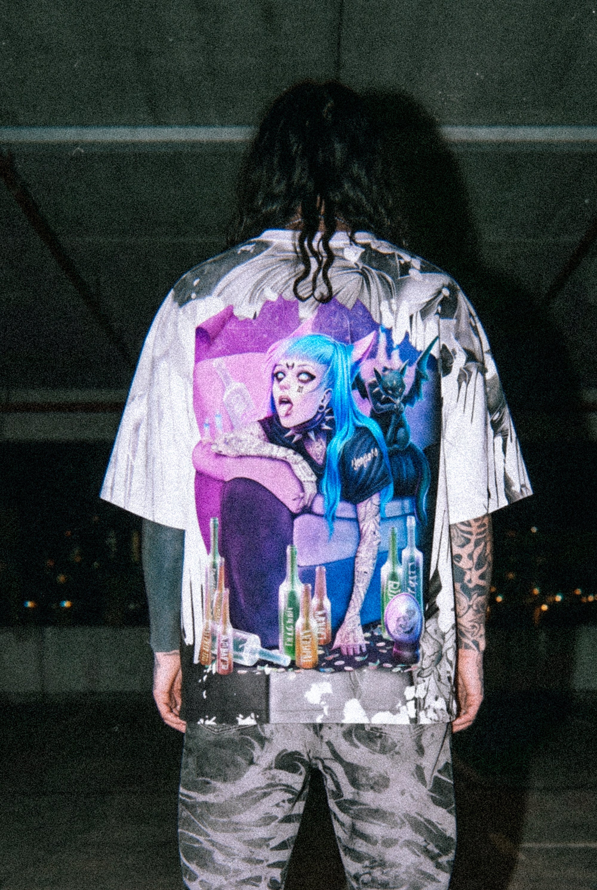 Hangover (allover) - Oversized T-Shirt (200GSM)