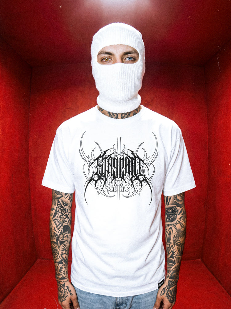 Hollow Heart (white) - Regular T-Shirt (200GSM) Image 3