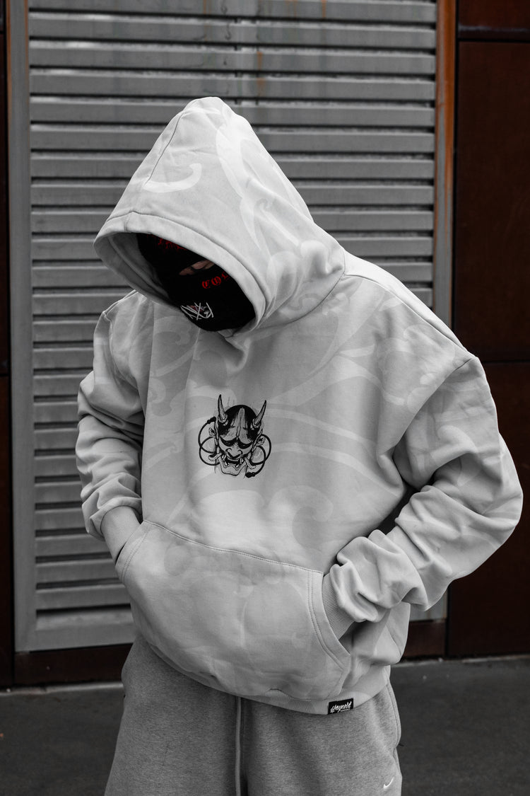 Kuronami Oniro (dirty white) - Oversized Hoodie (350GSM) Image 5