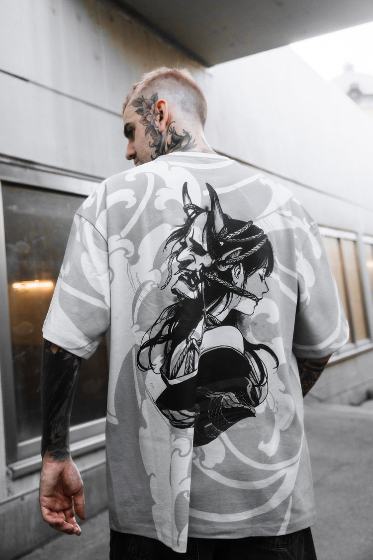 Kuronami Oniro (dirty white) - Oversized T-Shirt (200GSM) Image 1