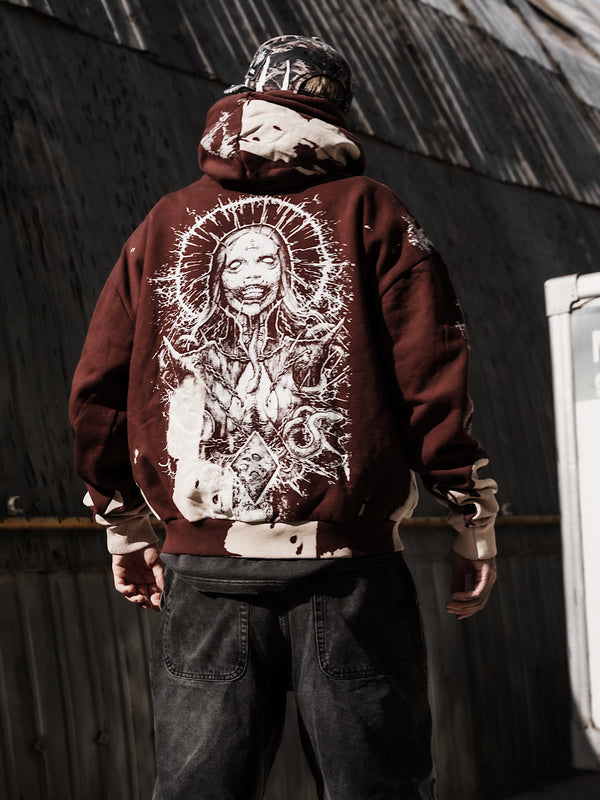Lilith (custom) - Oversized Hoodie (350GSM) Lifestyle Image