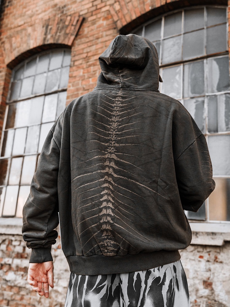 Lineage Of Dusk - Heavy Oversized Hoodie (400GSM) Image 3