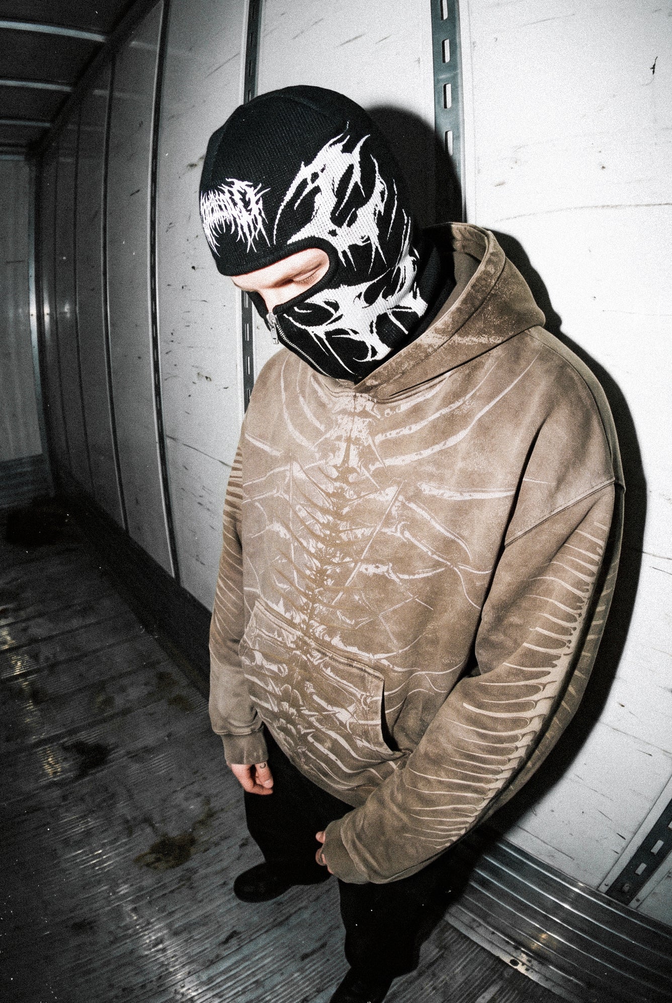 Lineage Of Dusk (Taupe) - Heavy Oversized Hoodie (400GSM)
