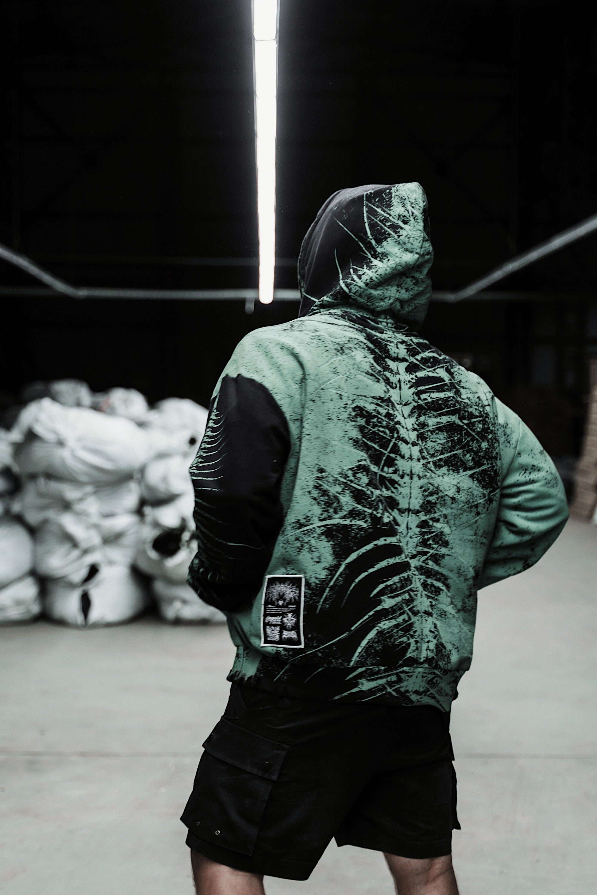 Lineage Of Dusk (mentol) - Heavy Oversized Hoodie (400GSM)