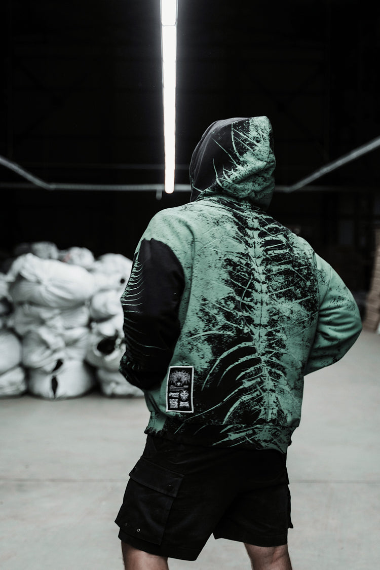 Lineage Of Dusk (mentol) - Heavy Oversized Hoodie (400GSM) Image 6