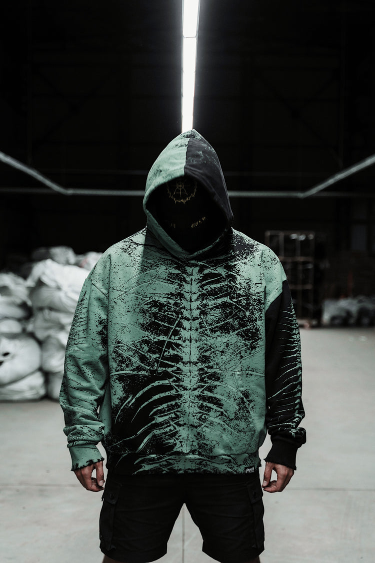 Lineage Of Dusk (mentol) - Heavy Oversized Hoodie (400GSM)