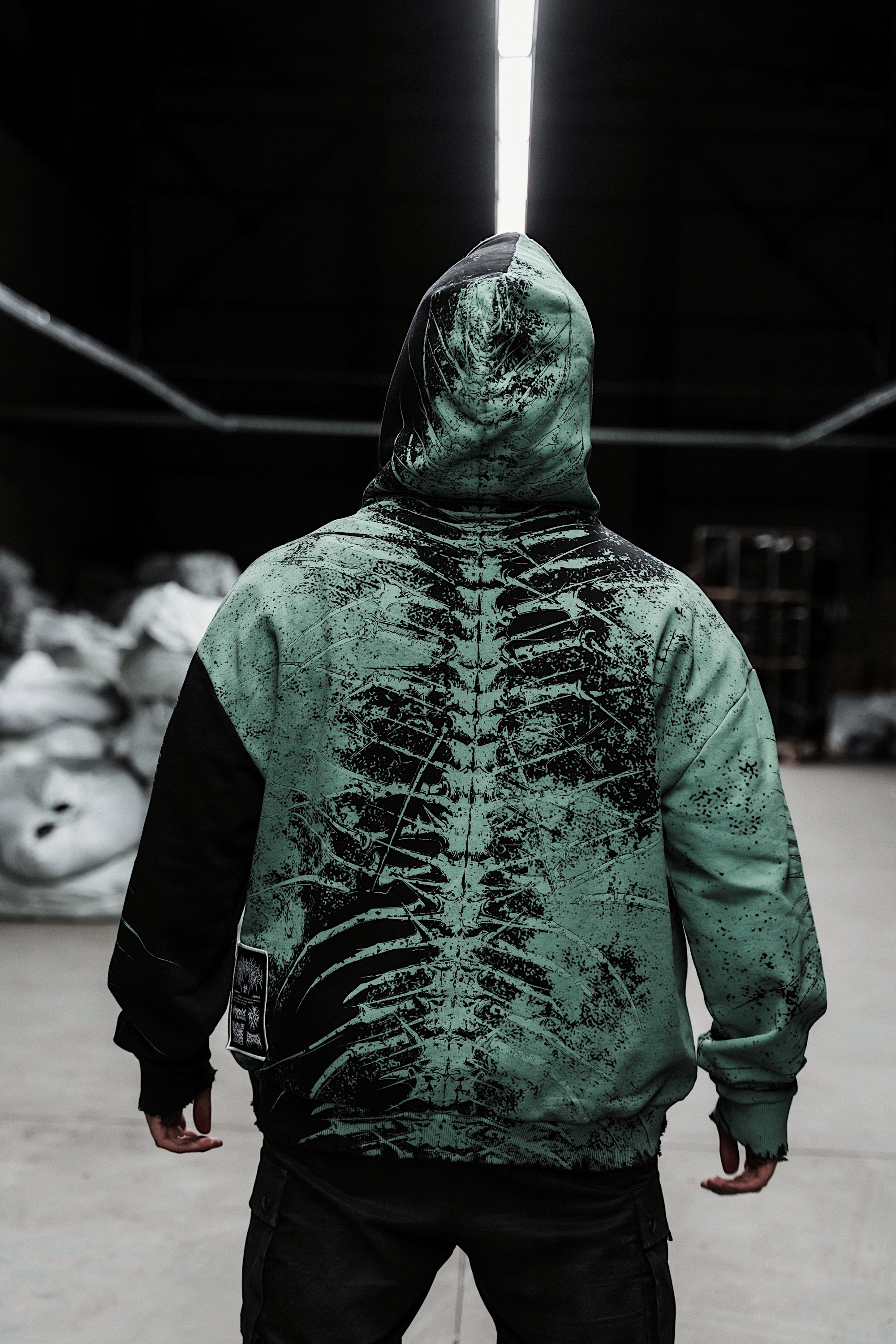 Lineage Of Dusk (mentol) - Heavy Oversized Hoodie (400GSM)