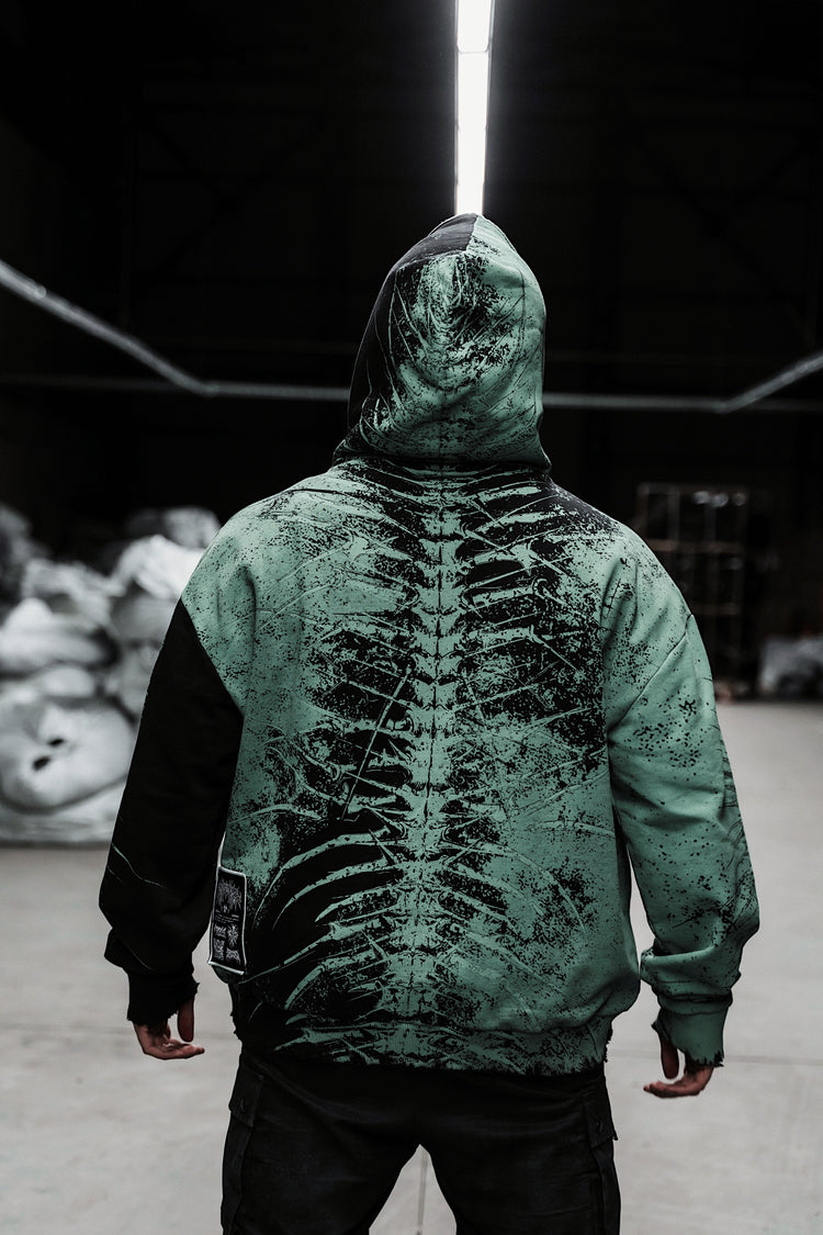 Lineage Of Dusk (mentol) - Heavy Oversized Hoodie (400GSM) Image 3