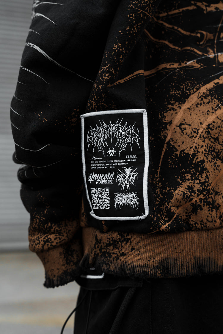 Lineage Of Dusk (ocker) - Heavy Oversized Hoodie (400GSM) Image 5