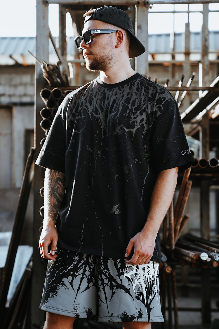 Marrow of Eden (black) - Oversized T-Shirt (200GSM) Image 3