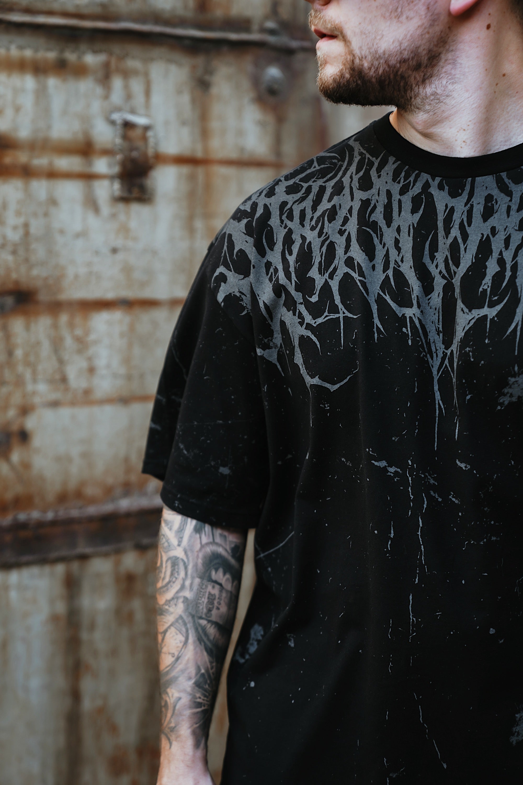 Marrow of Eden (black) - Oversized T-Shirt (200GSM)