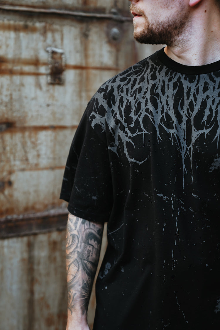 Marrow of Eden (black) - Oversized T-Shirt (200GSM) Image 4