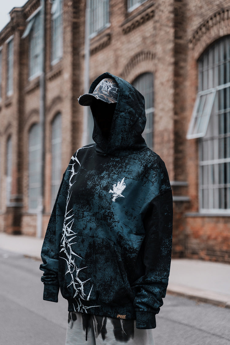 Middle Finger Up (custom) - Oversized Hoodie (350GSM) Image 5