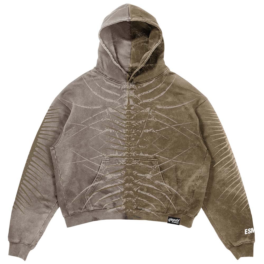 Lineage Of Dusk (Taupe) - Heavy Oversized Hoodie (400GSM)