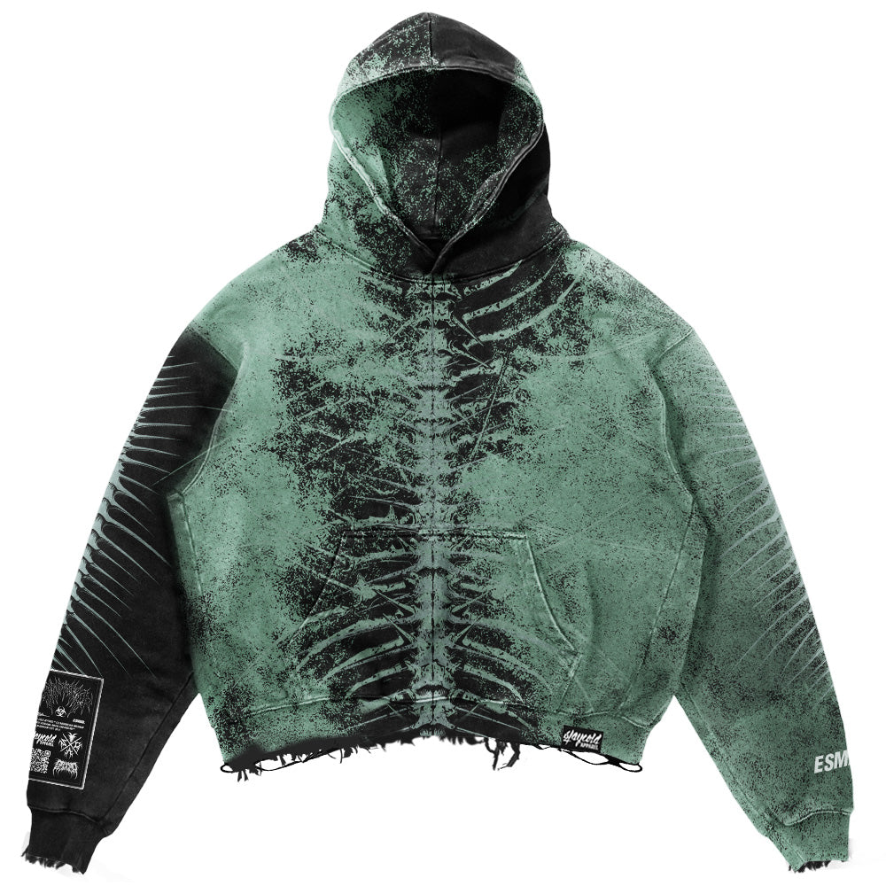 Lineage Of Dusk (Menthol) - Heavy Oversized Hoodie (400GSM)