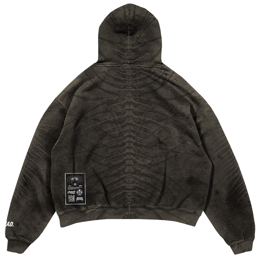 トップス OVERDYE WISTERIA SLEEVE HEAVY HOODY The Weaver Hoodie - Cool Shirtz