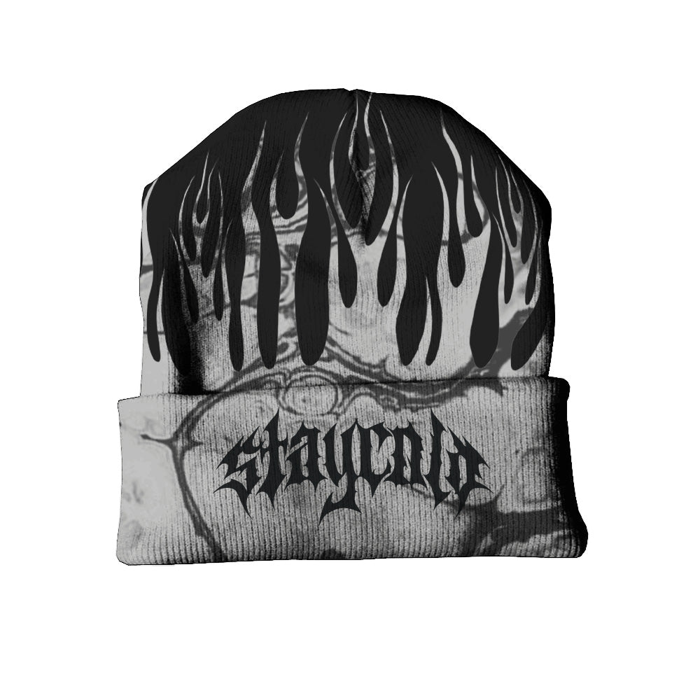 Blaze Knit (Grey) - Beanie