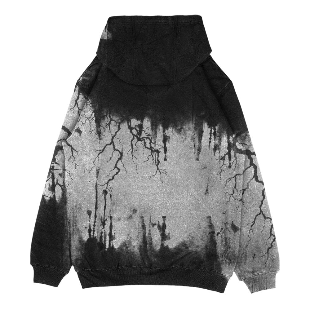 Duskbound (black grey) - Oversized Hoodie (350GSM)