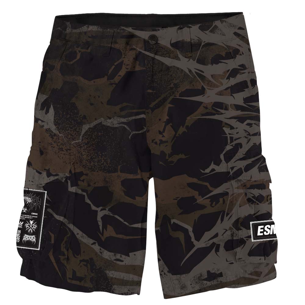 Nightbreed (purple tie dye) - Prime Shorts (350GSM)