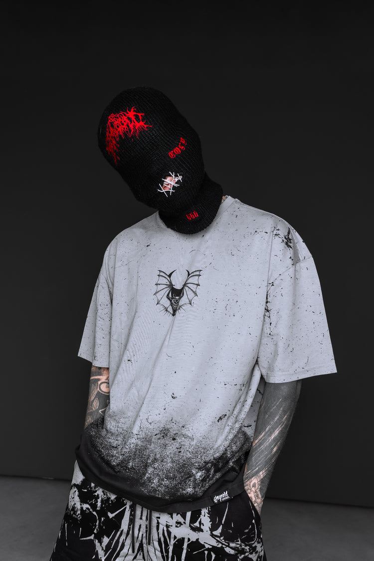 Moonthirst (grey grunge) - Oversized T-Shirt (200GSM) Image 3