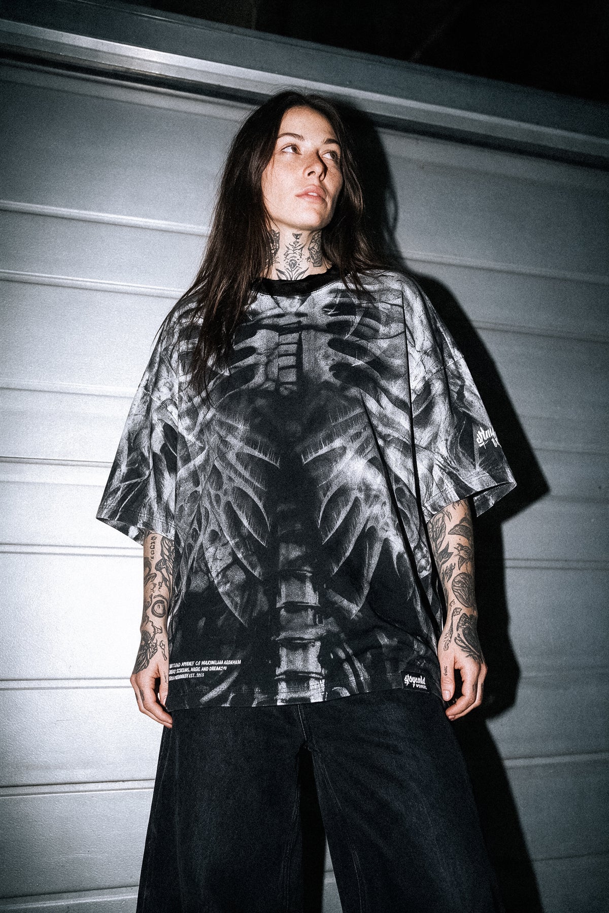 Mortal Shell (Black) - Heavy Oversized T-Shirt (250GSM)