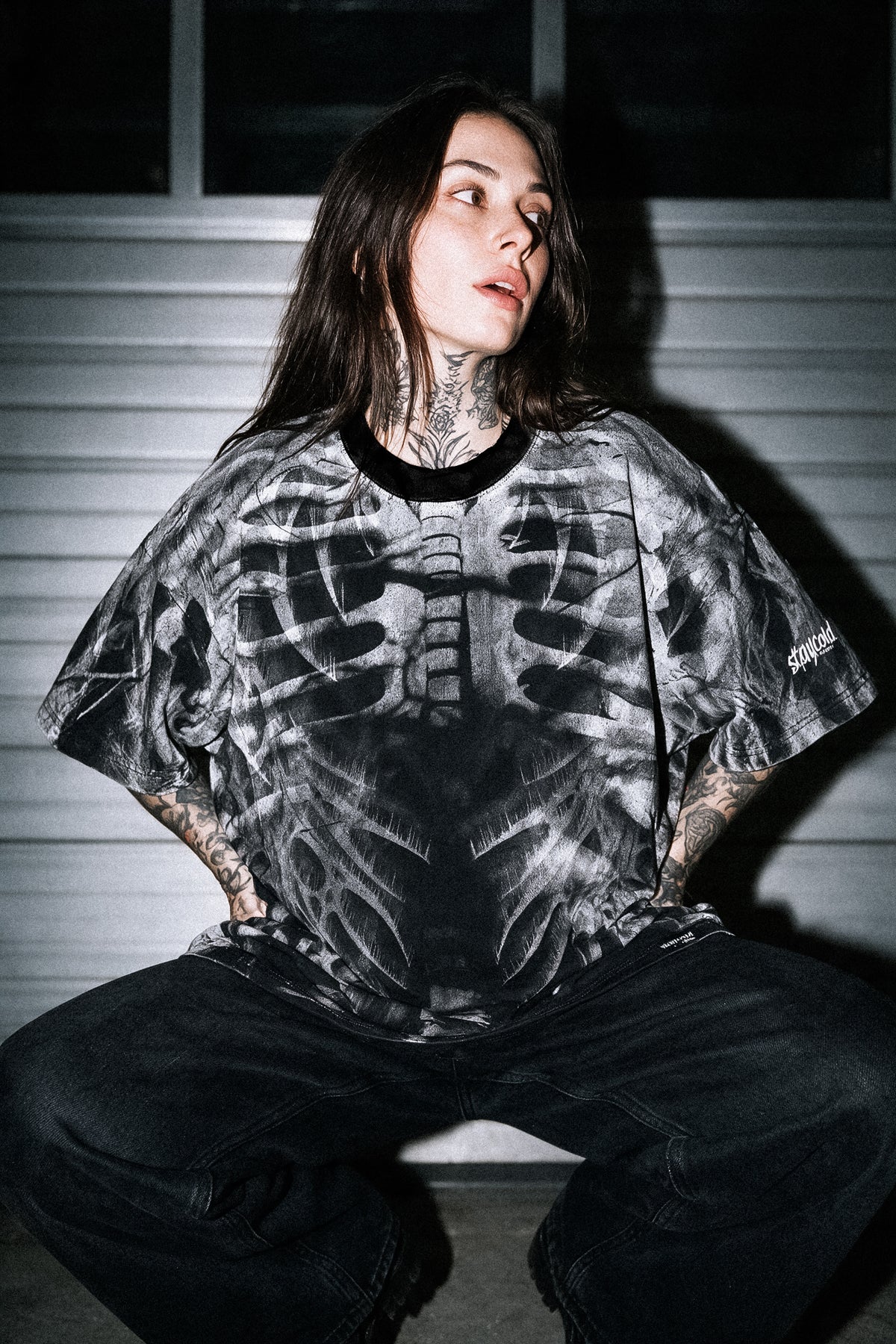 Mortal Shell (Black) - Heavy Oversized T-Shirt (250GSM)