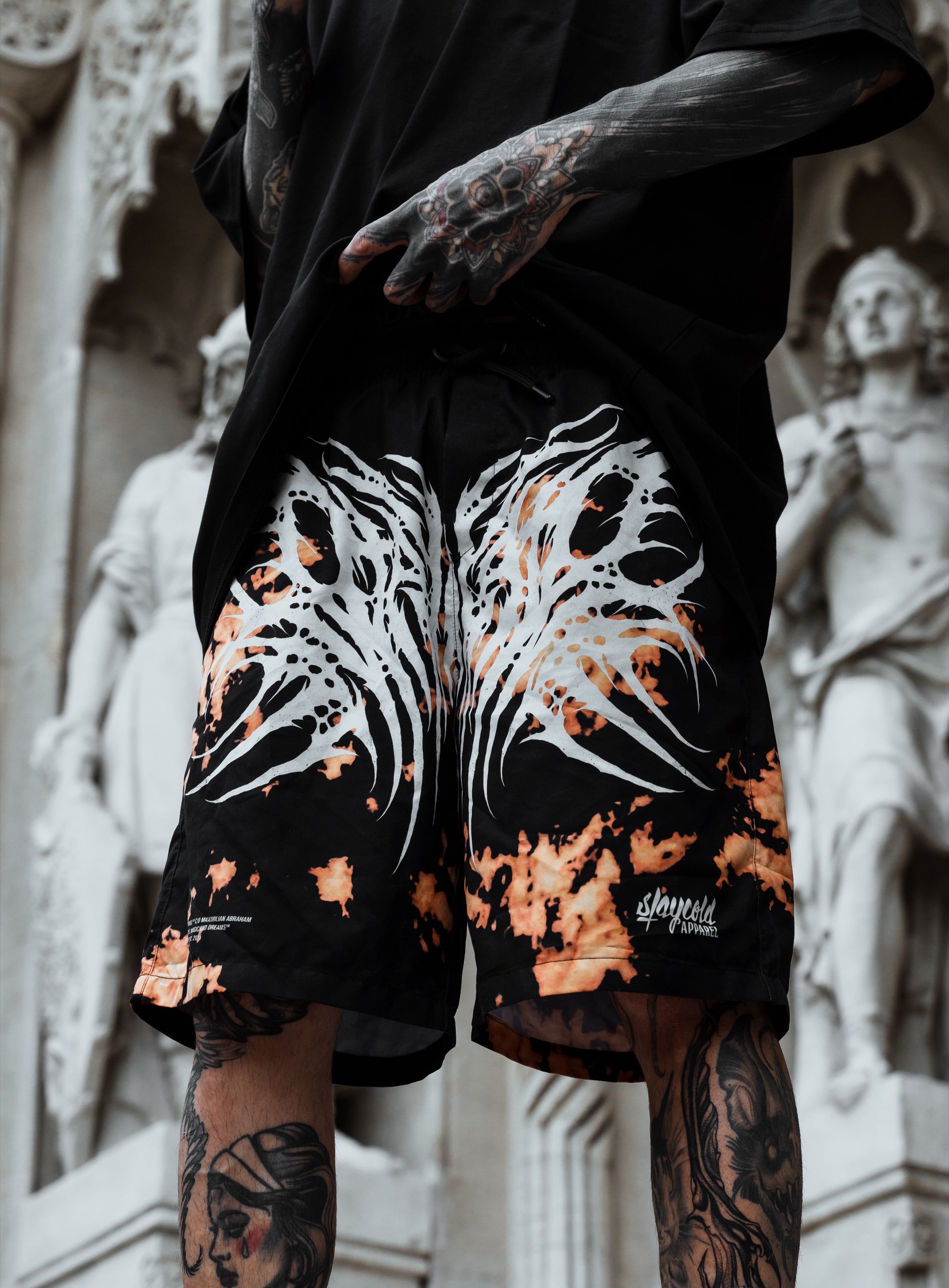 Necroblade (Bleach White) - Boardshorts