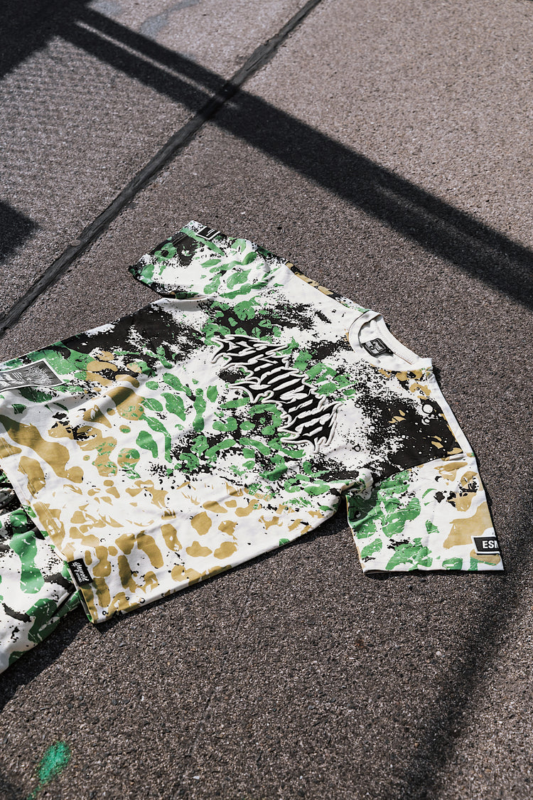 Night Ops - Heavy Oversized T-Shirt (Sand Camo) 250GSM Image 4