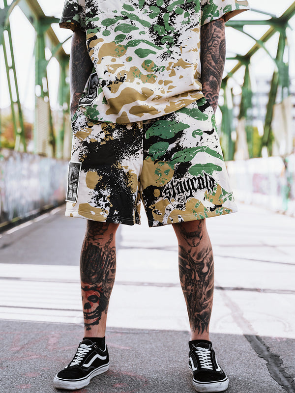 Night Ops - Prime Shorts (Sand Camo) Lifestyle Image