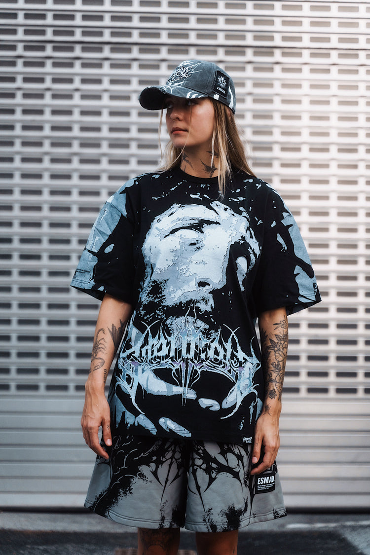 Nocturnal Oath (black) - Oversized T-Shirt (200GSM) Image 1